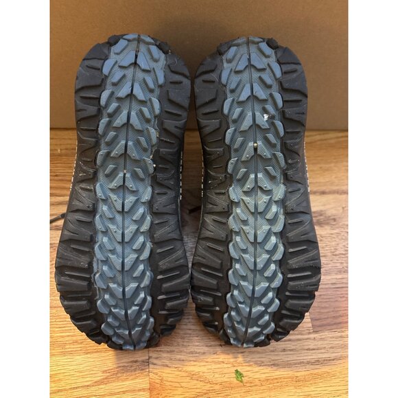 Merrell Kids Size 7.5 Hiking Boots Waterproof Leather & Mesh High Top Gray/Black - Picture 8 of 11